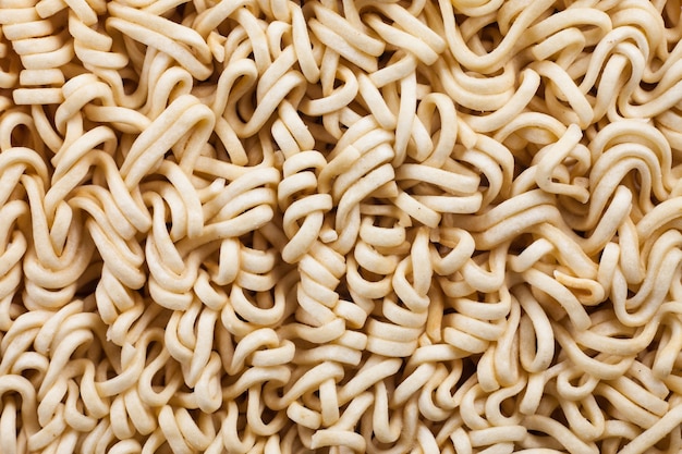 Fondo de fideos instantáneos.