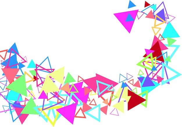 Fondo de fiesta con formas geométricas triángulos puntos salpicaduras colores pastel