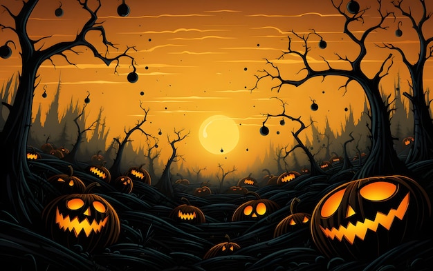 El fondo de la fiesta de Halloween