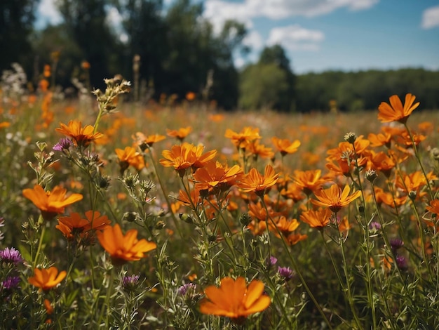 fondo de flor de naranja