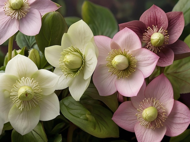 Foto el fondo de la flor de primavera