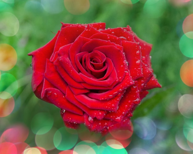 Foto fondo de flor rosa roja rosas rojas en un arbusto en un jardín flor rosa roja rosa roja borgoña