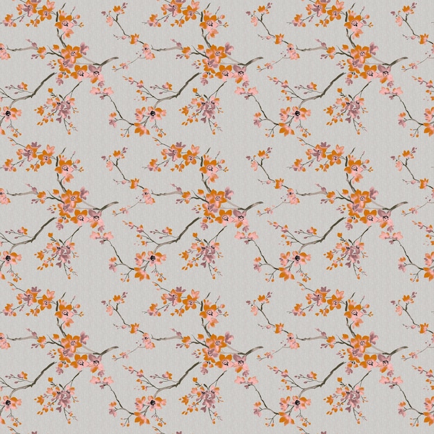 Fondo floral abstracto para impresión en textiles, papel de embalaje, tarjetas postales, cuadernos y otros