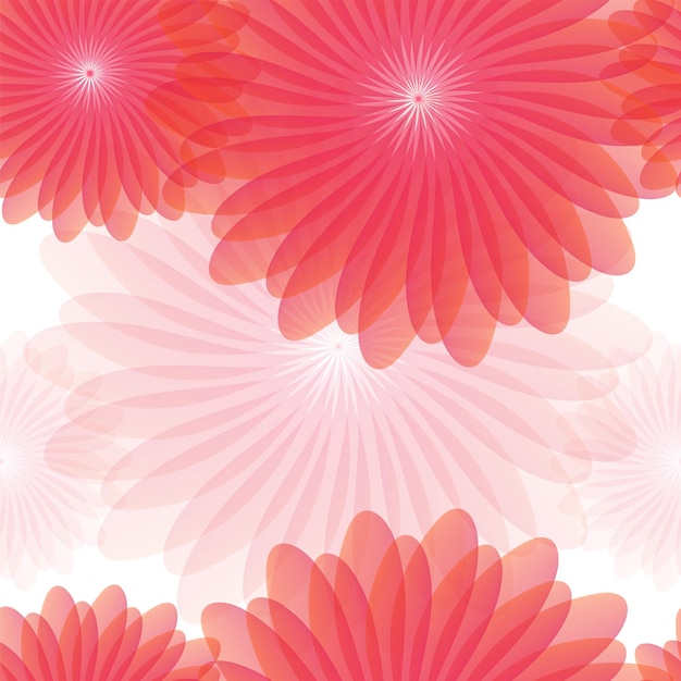 Fondo floral transparente