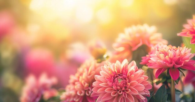 Fondo de flores al aire libre