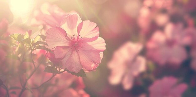 Fondo de flores al aire libre