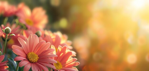 Fondo de flores al aire libre