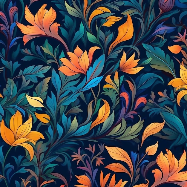 fondo de flores de colores