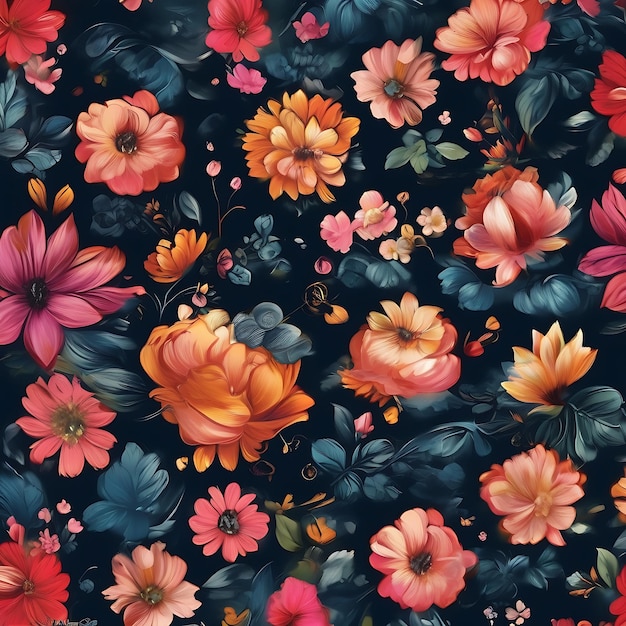 fondo de flores creativo ai generado