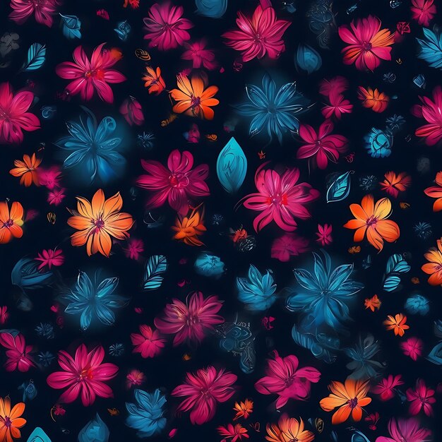 fondo de flores creativo ai generado