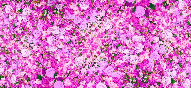 Foto fondo de flores en flor para el concepto de presentación del producto