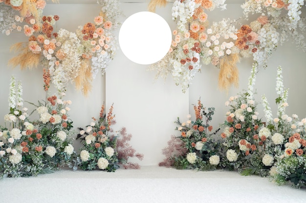 El fondo de flores hermosas la naturaleza colorida