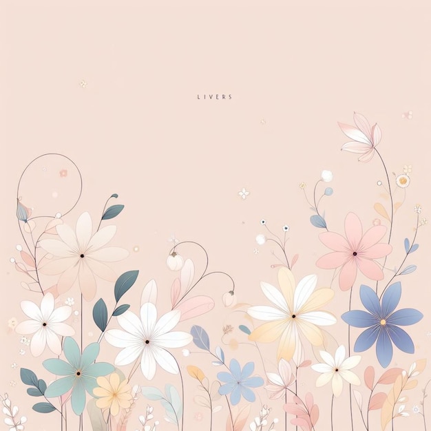 Foto fondo de flores papel tapiz de escritorio vector lindo