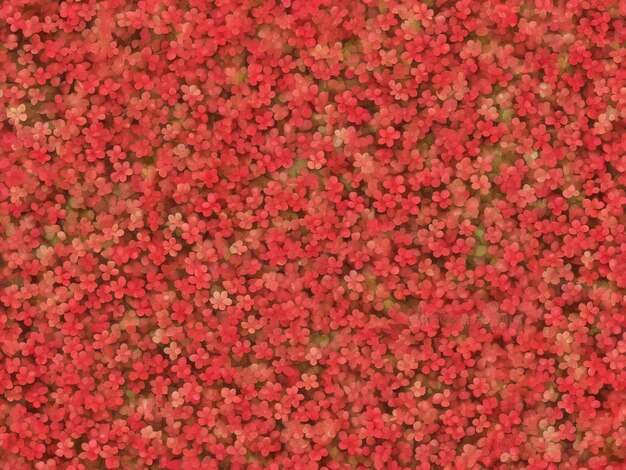 Fondo de flores rojas con estilo suave