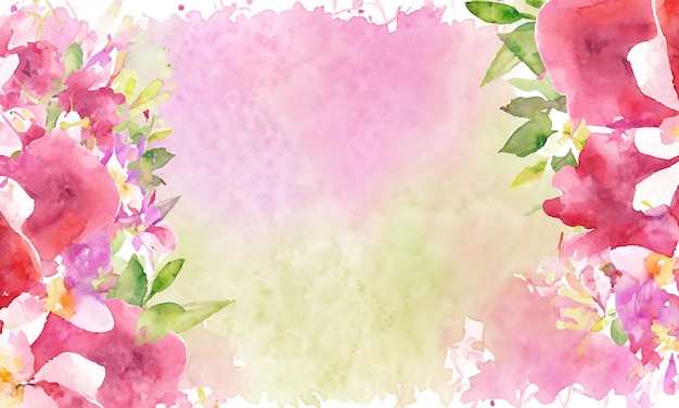 fondo de flores rosadas de tres colores