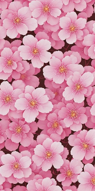 fondo flores rosas gráficos de árbol de sakura