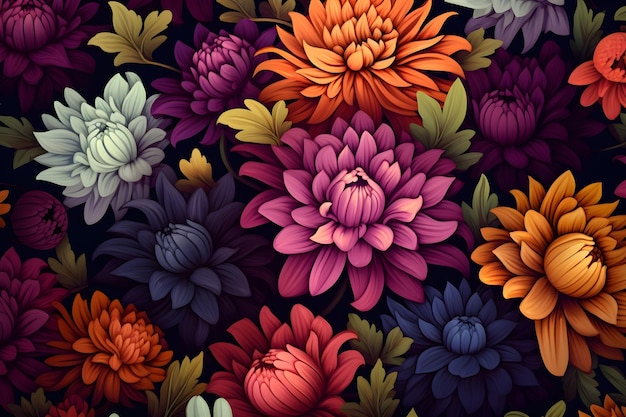 Fondo de flores