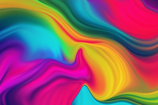 El fondo fluido de color verdadero