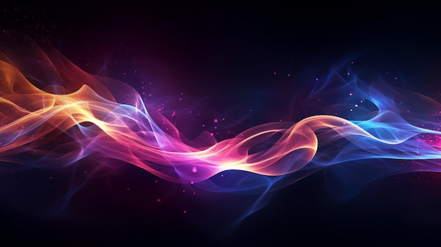 Fondo de flujo de energía ai generativo