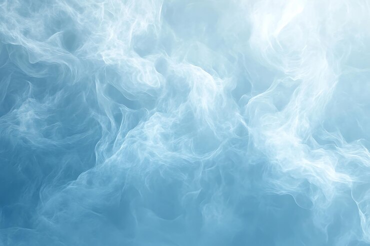 Fondo de flujo de humo azul