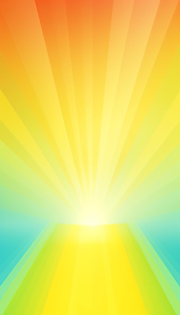 Fondo de fondo de la imagen de arco iris amarillo dinámico de arriba Generar IA