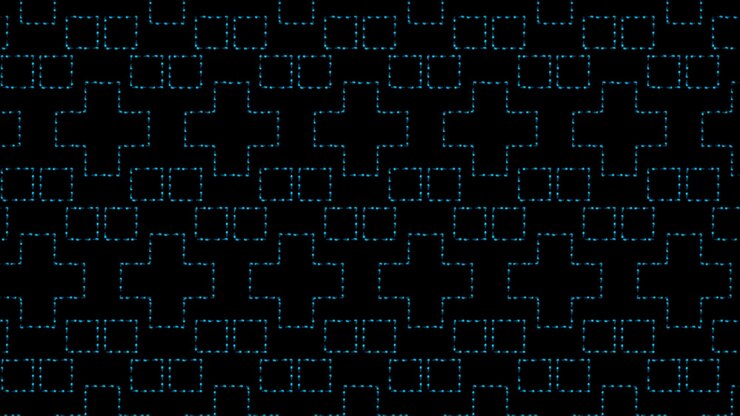 Foto fondo de fondo negro con efecto de neón de bucle brillante