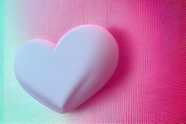 Fondo de forma de corazón de amor rosa