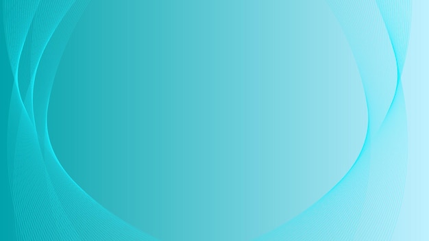 Fondo en forma de línea de onda abstracta con fondo de ilustración de línea de gradación brillante