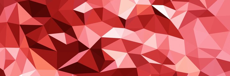 Foto fondo de forma de triángulo rojo abstracto