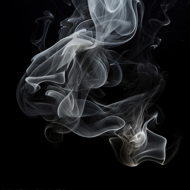 Fondo con formas abstractas de humo