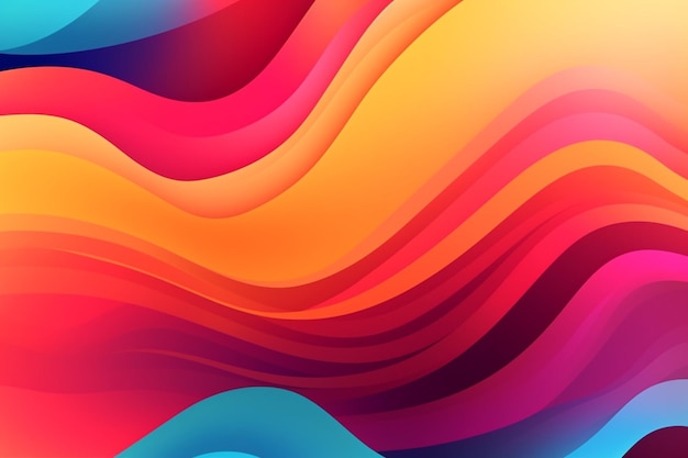 Fondo de formas fluidas y coloridas abstractas