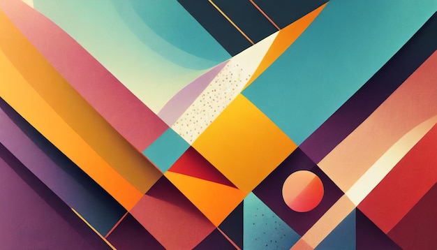 Fondo de formas geométricas abstractas y coloridas