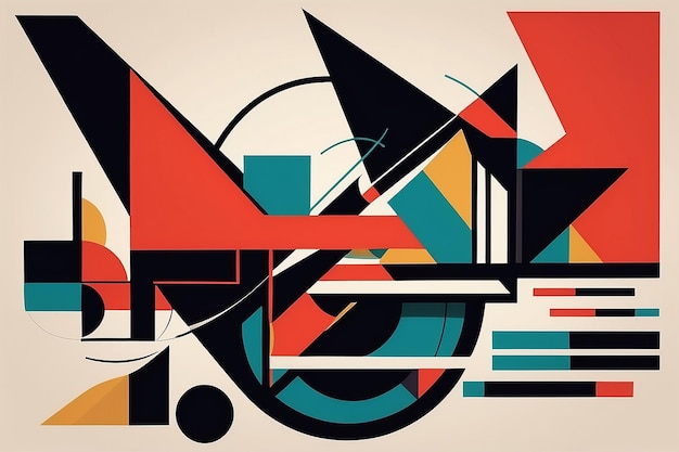 fondo con formas geométricas abstractas ilustración vectorial