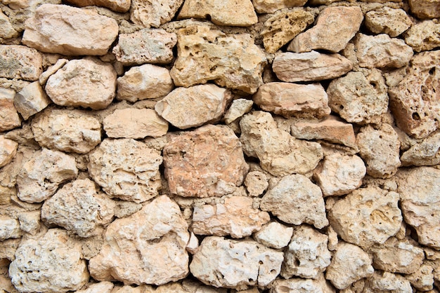 Fondo de foto de textura de pared de piedra vieja.