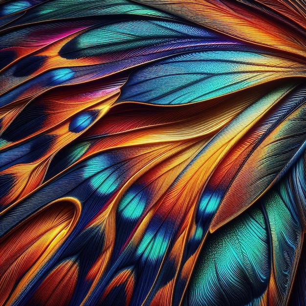 fondo fractal abstractamente colorido
