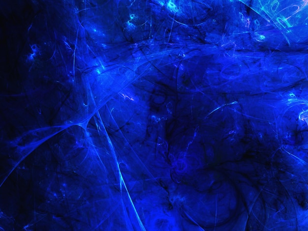 fondo fractal abstracto azul ilustración de renderización en 3D