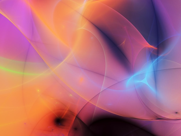 fondo fractal abstracto púrpura ilustración de renderización en 3D