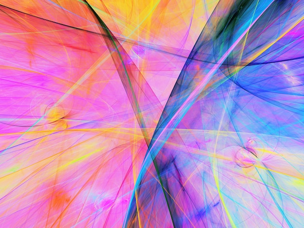 fondo fractal abstracto púrpura ilustración de renderización en 3D
