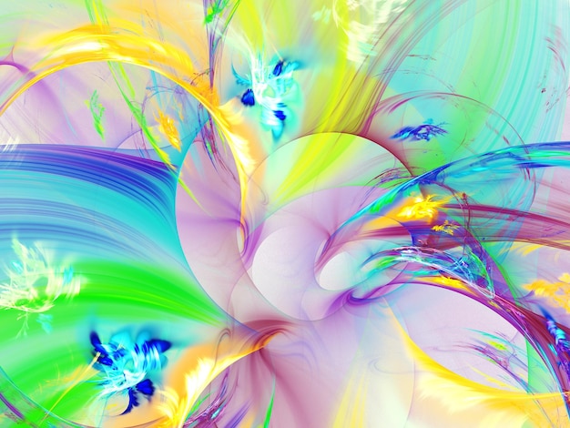Fondo fractal abstracto