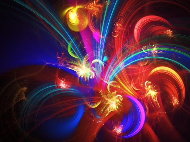 Fondo fractal abstracto