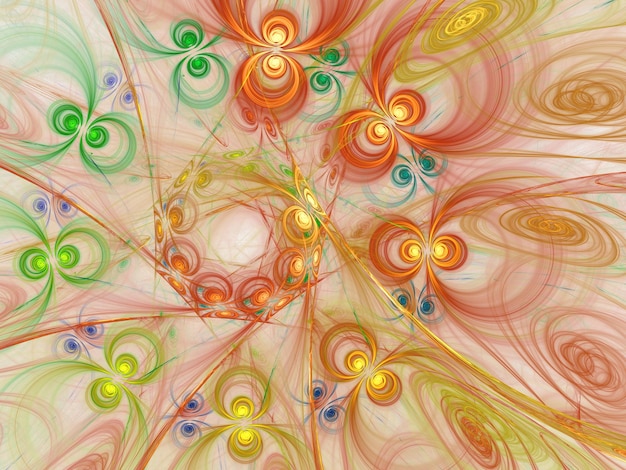 Fondo fractal abstracto