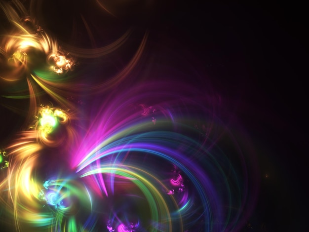 Fondo fractal abstracto