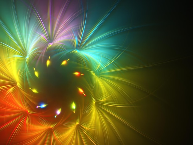 Fondo fractal abstracto