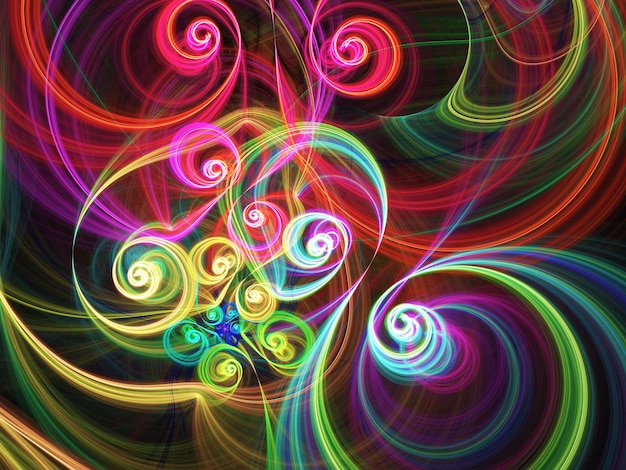 Fondo fractal abstracto