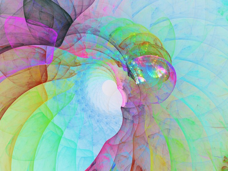 Foto fondo fractal abstracto