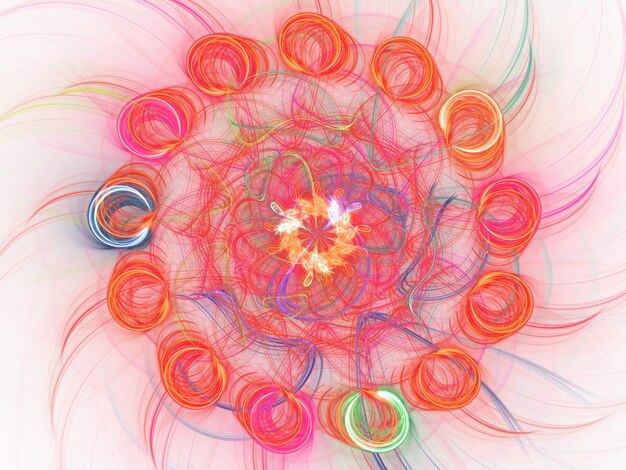 Fondo fractal abstracto