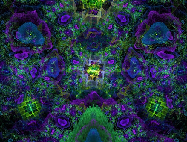 Fondo fractal imaginativo