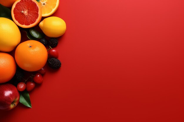 Fondo de fruta abstracta Generar Ai