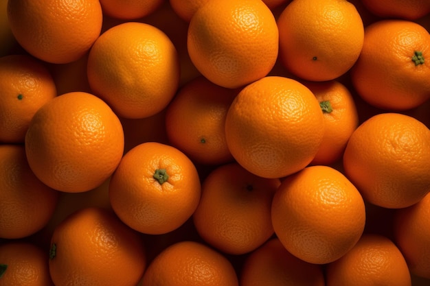 Fondo de fruta naranja Generar Ai