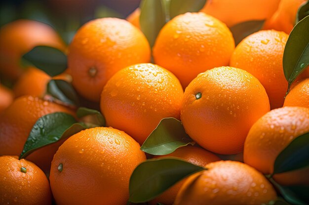 Fondo de fruta naranja